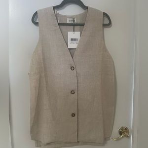 Dissh Australian brand, Logan Natural Long Line Top